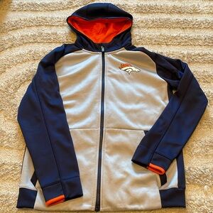 NFL Denver Broncos zip up hoodie youth